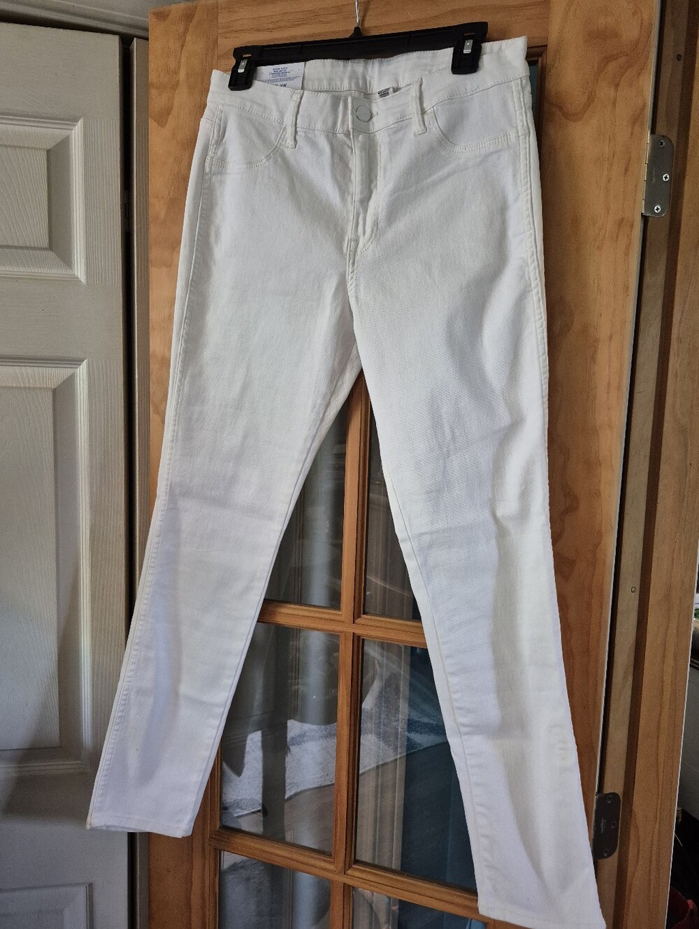 H&M White Women's Slim Fit Jeans
